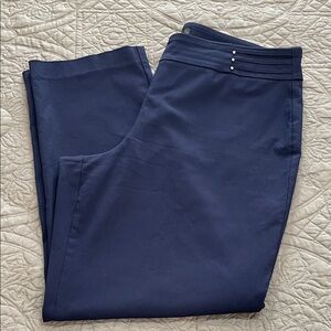 JM Collection navy pants L short